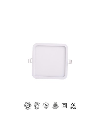 SAONA * DOWNLIGHT LED CUADRADO - 12W - 3000K